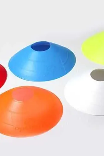 50 Durable Marker Cones & Carrier for Training