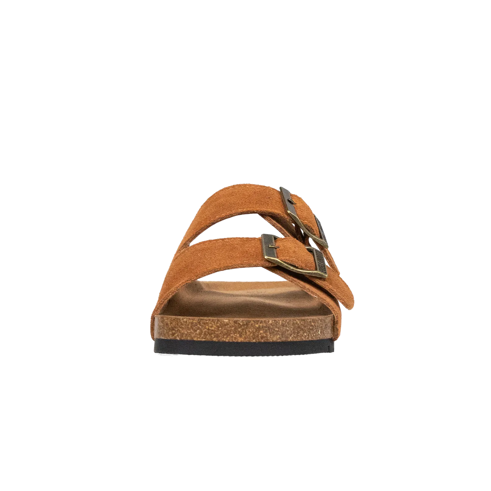 #8333 Open Toe Suede Double Buckle Sandals