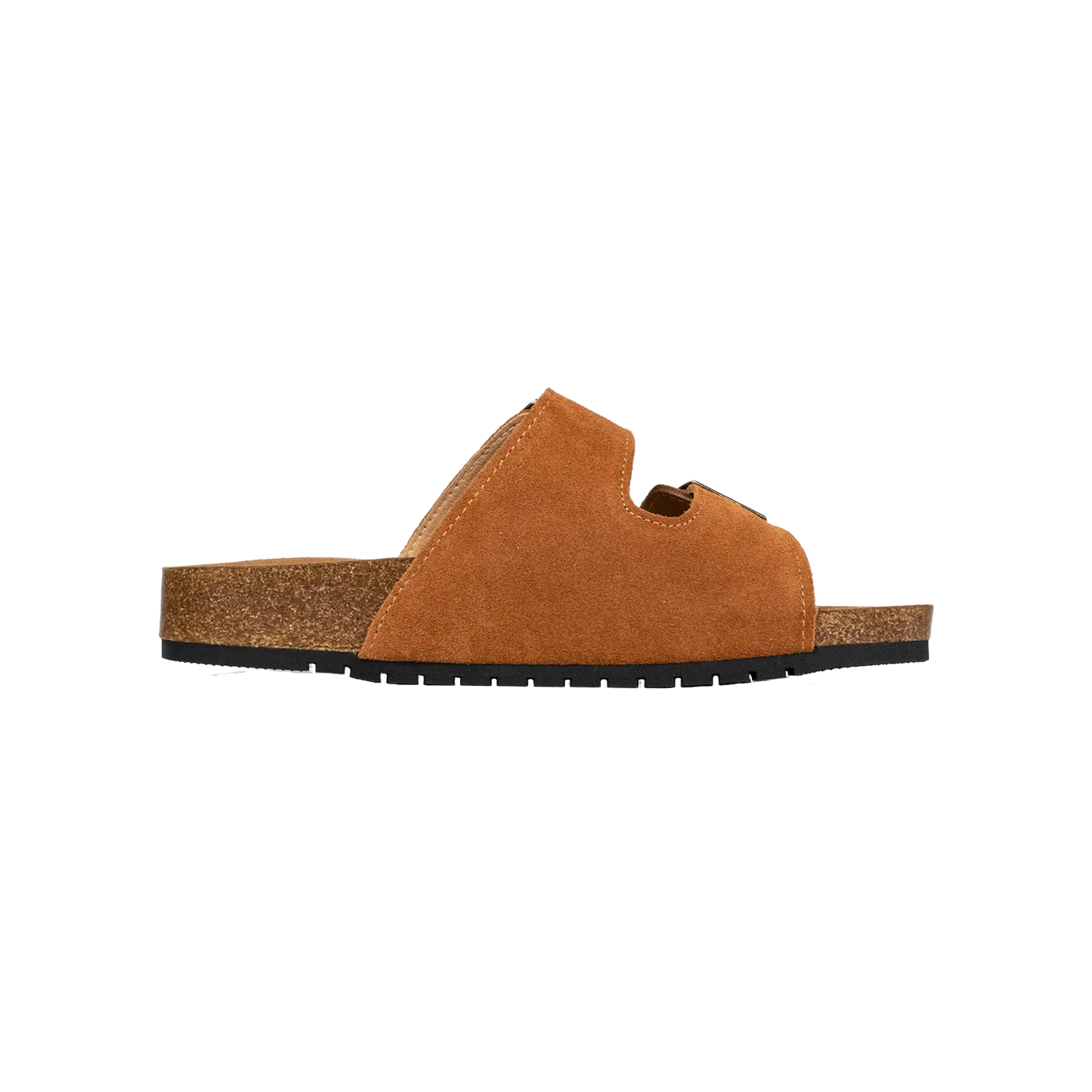 #8333 Open Toe Suede Double Buckle Sandals