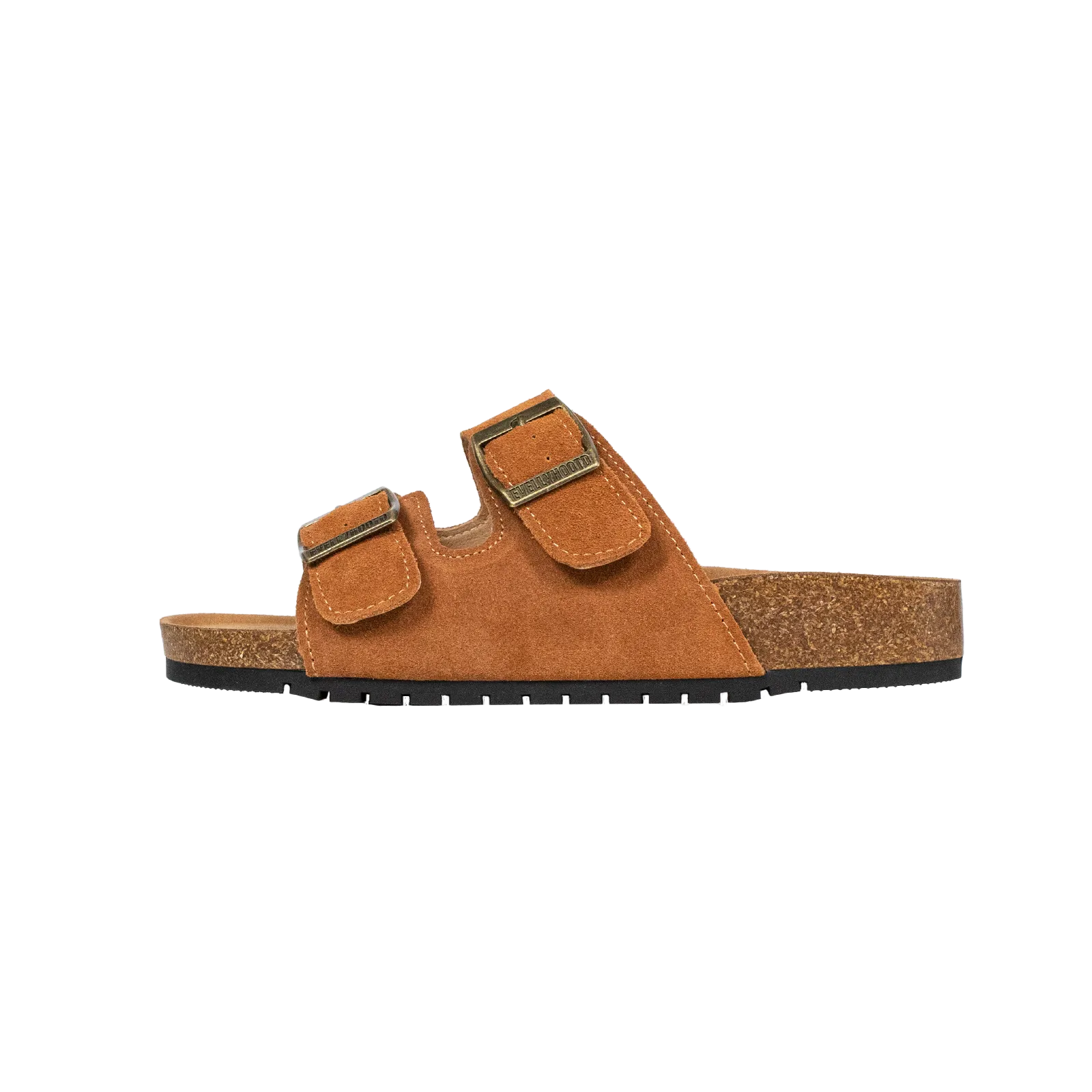#8333 Open Toe Suede Double Buckle Sandals