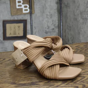 A New Day Womens Jessa Mule Heels 87931523 Brown 8.5M