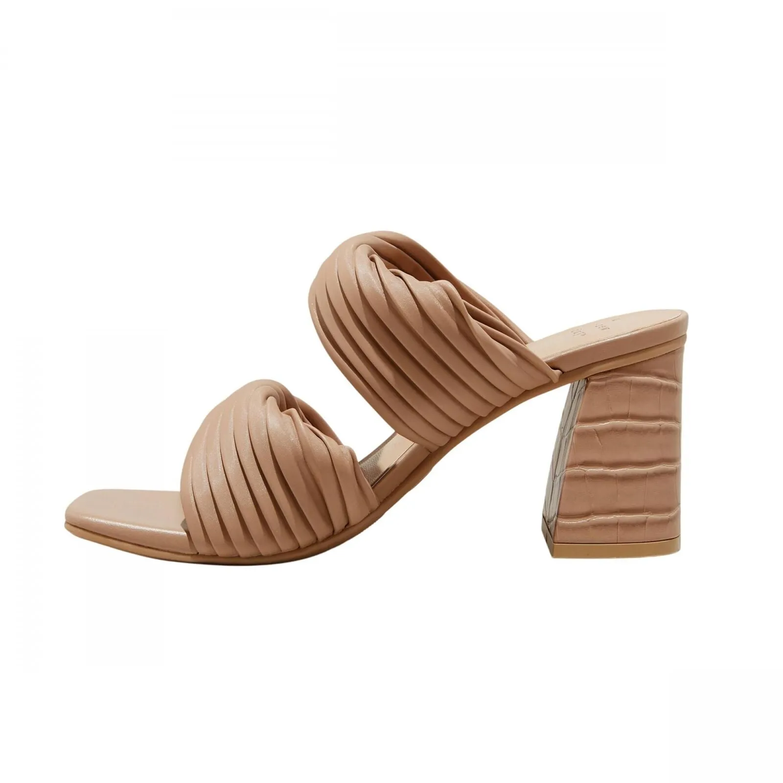 A New Day Womens Jessa Mule Heels 87931523 Brown 8.5M