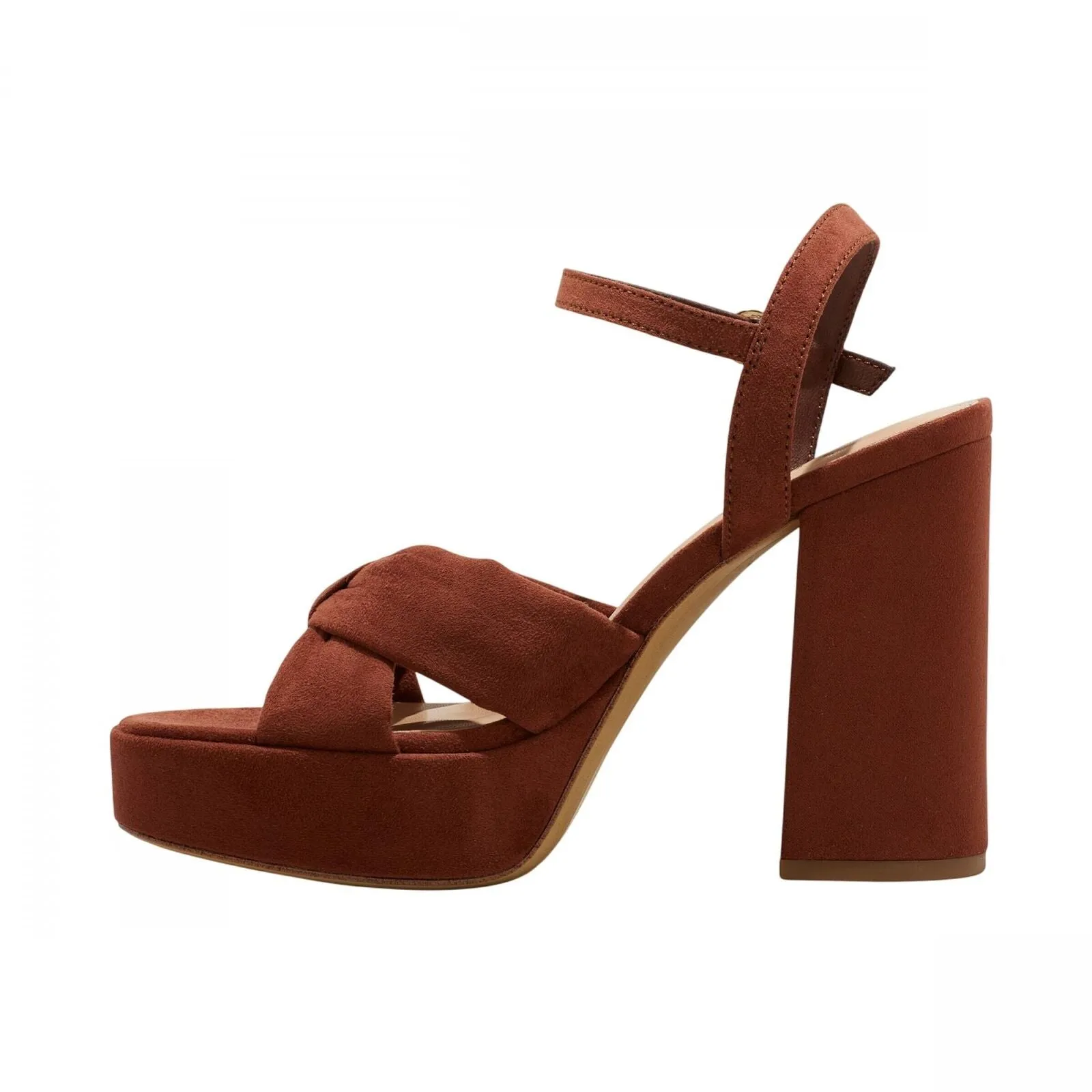 A New Day Womens Riah Platform Heels with Memory Foam Insole 88075194 Brown 9M