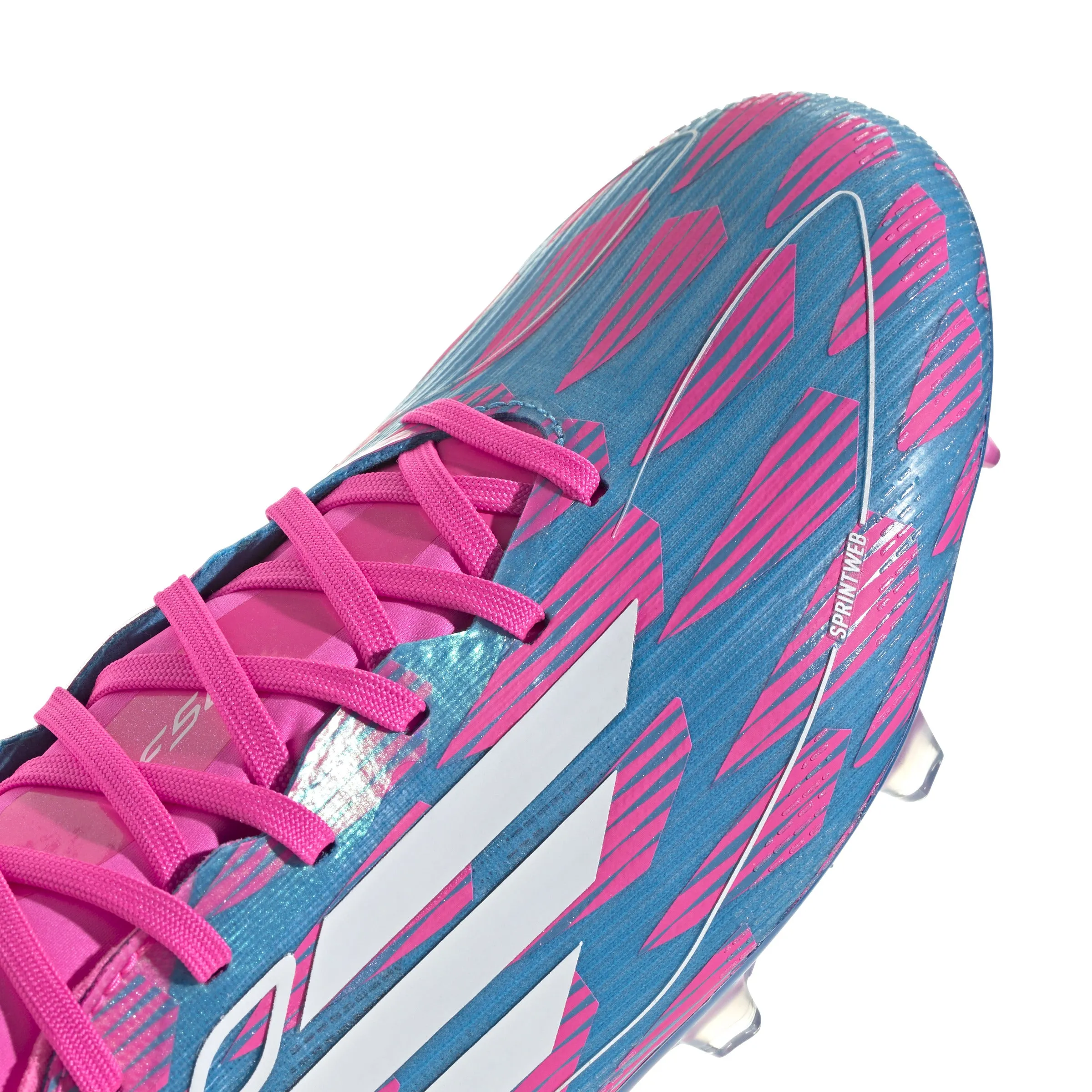 adidas F50 Pro FG Firm Ground - Solar Blue/ FTWhite/ Solar Pink