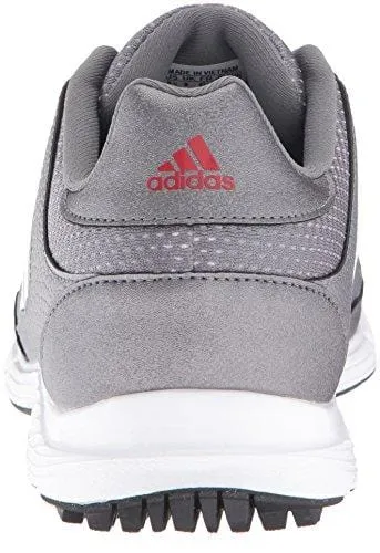 adidas Men's Tech Response Golf Shoe, Iron Metallic/White, 10.5 M US