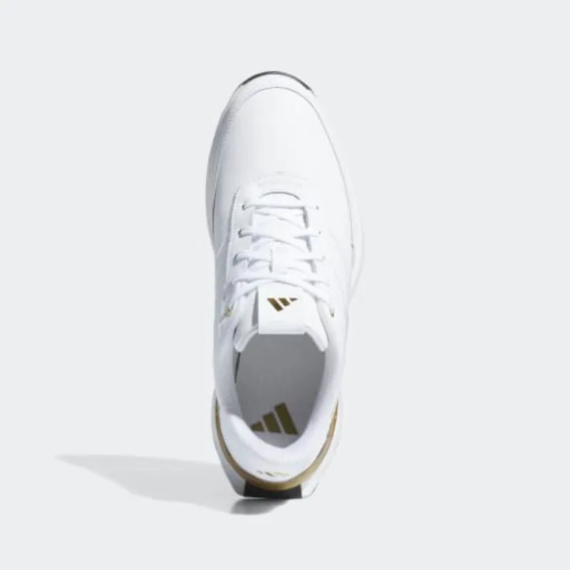 Adidas S2G 25 Leather Spikeless Womens Golf Shoes - Off White / Gold