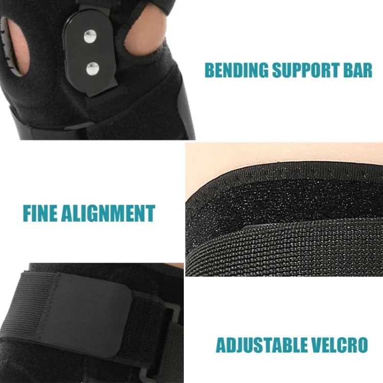 Adjustable Knee Support Ortopedic Joint Pain Meniscus Tear Injury Sports Knee Pads(Black)
