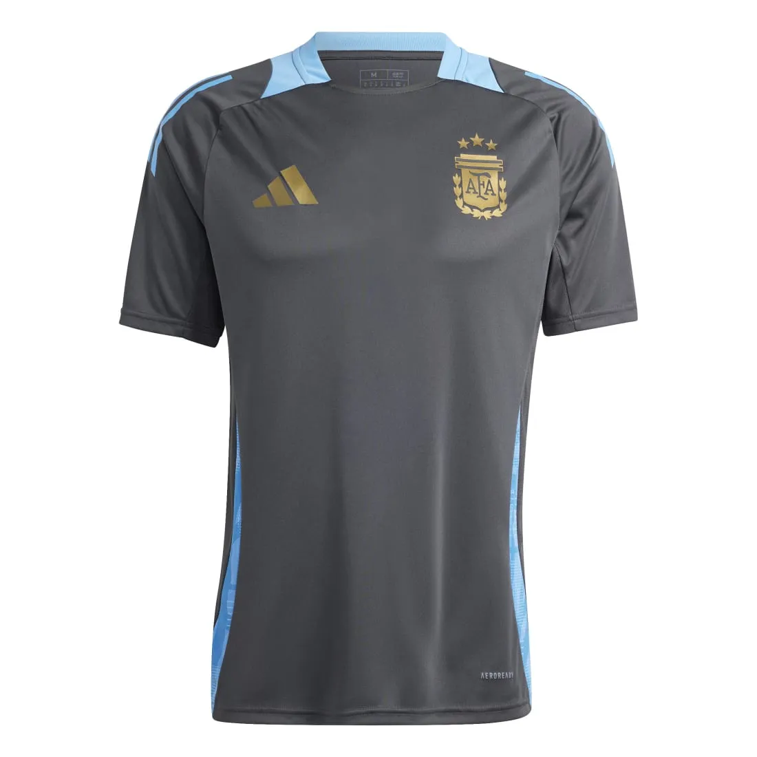 Argentina Tiro 24 Adidas Competition Men's Training Jersey Grey