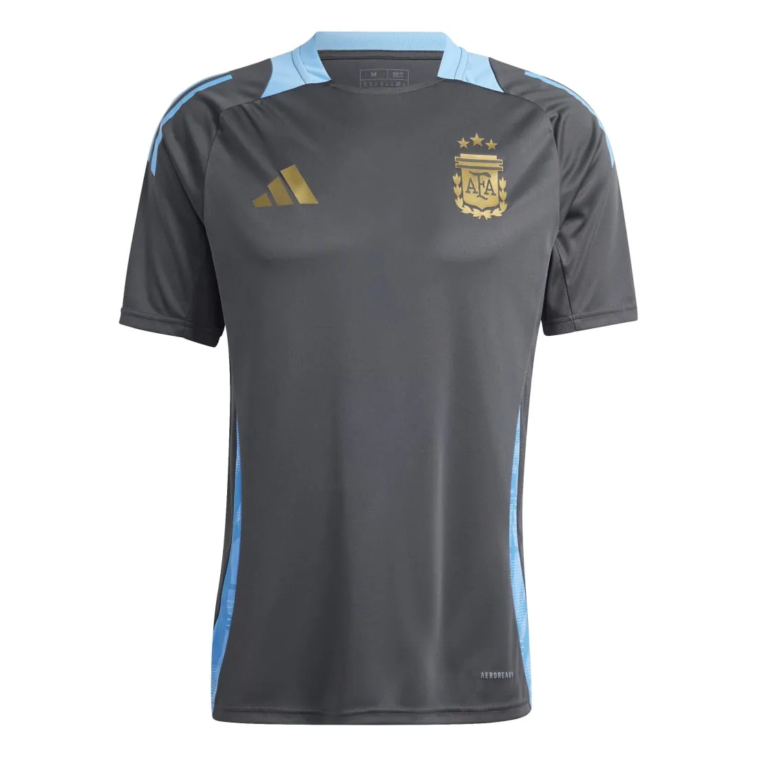 Argentina Tiro 24 Adidas Competition Men's Training Jersey Grey