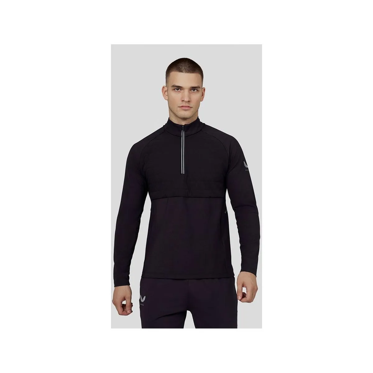 Castore Hybrid Quarter Zip Black