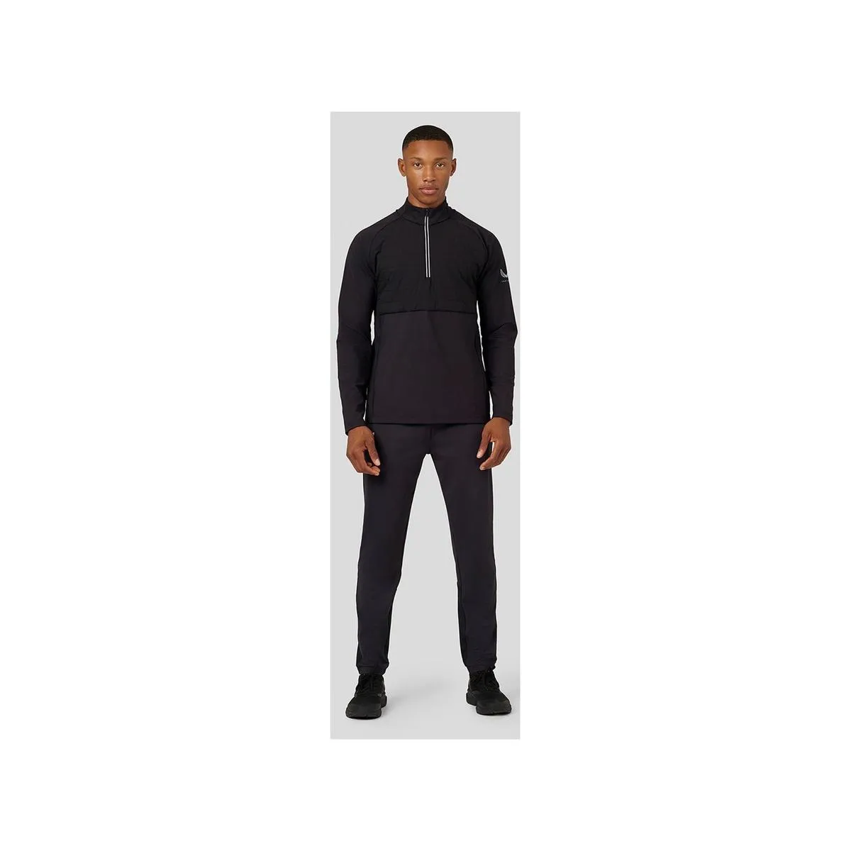 Castore Hybrid Quarter Zip Black