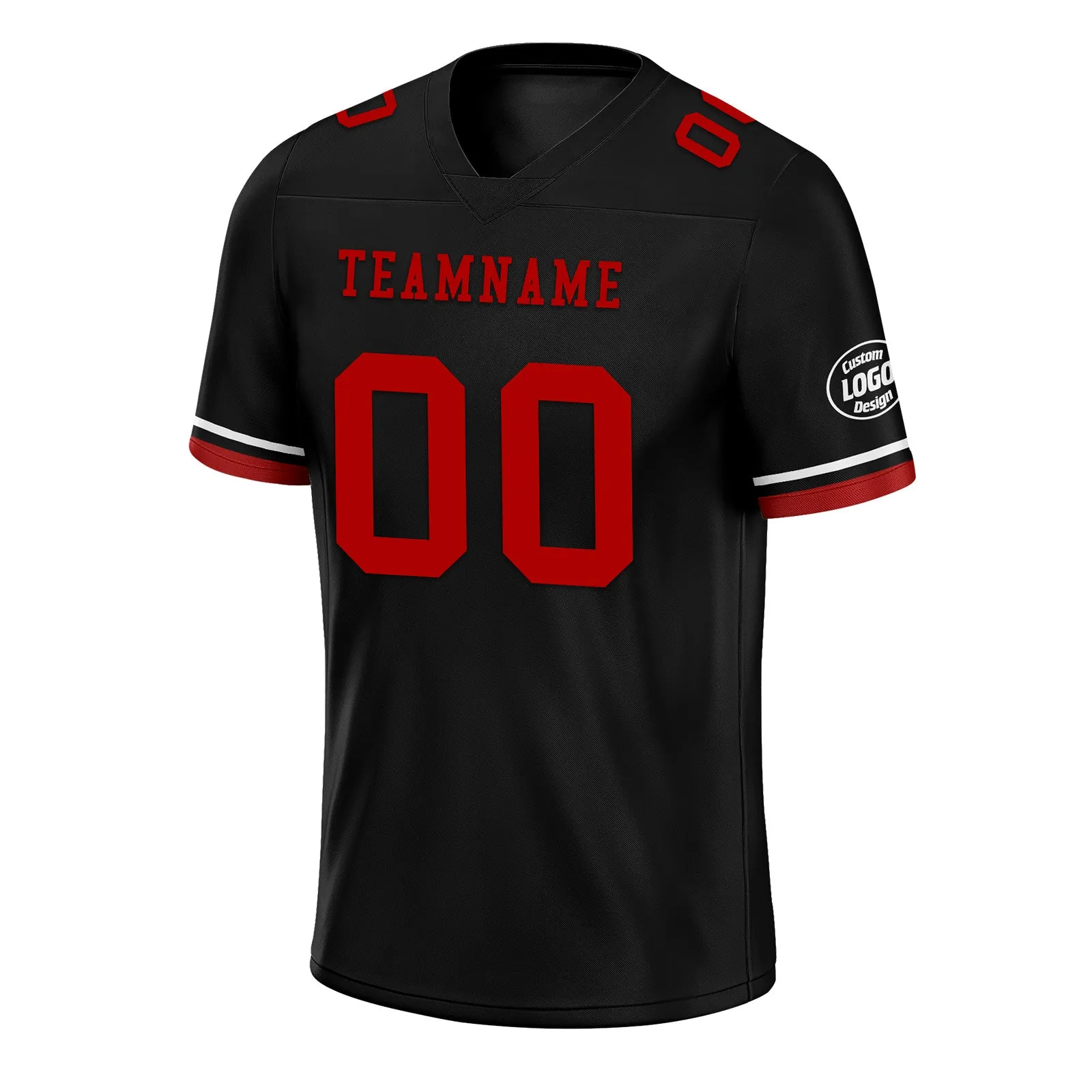 Custom Black Arizona Personalized Authentic Football Jersey FBJ02-D020263-1