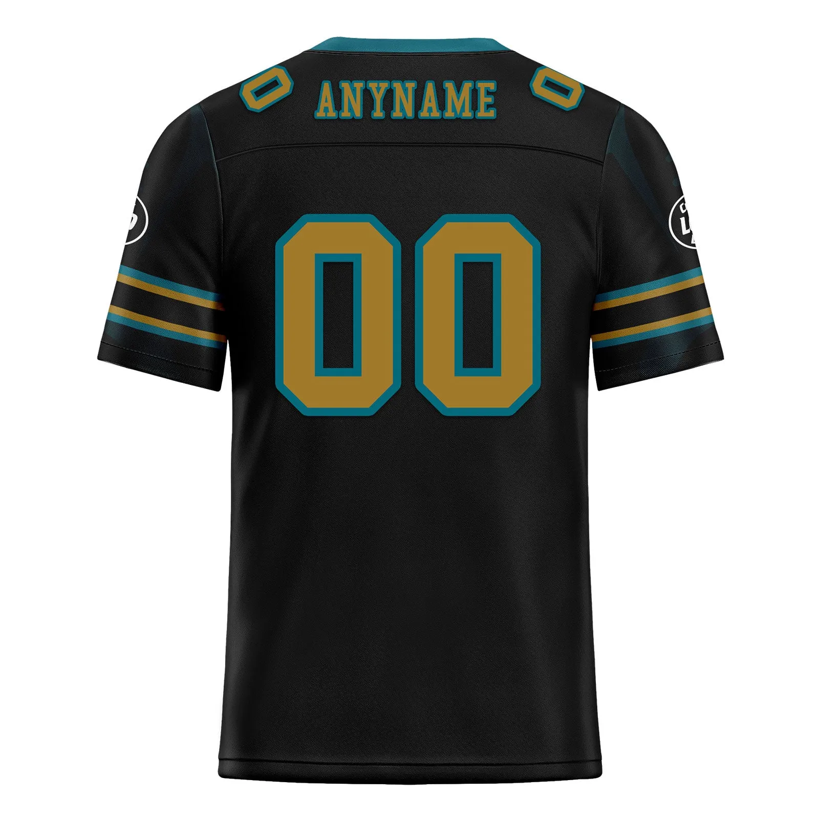Custom Black Jacksonville Personalized Authentic Football Jersey FBJ02-D025033-17