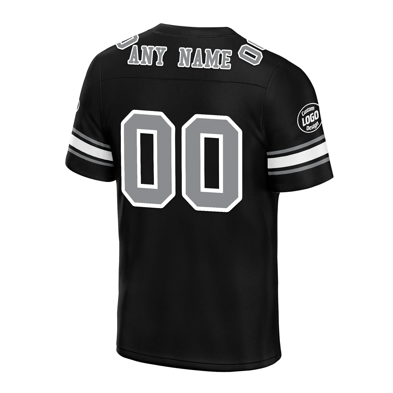 Custom Black Las Vegas Personalized Authentic Football Jersey FBJ02-D020256-23