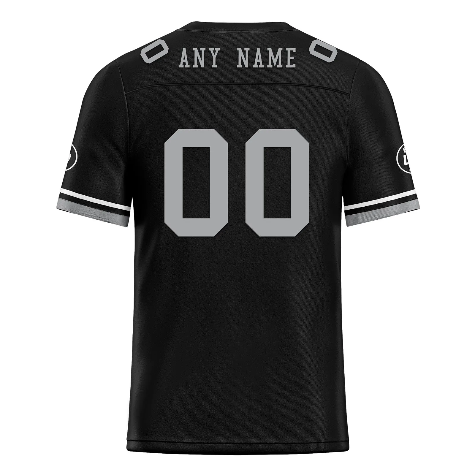 Custom Black Las Vegas Personalized Authentic Football Jersey FBJ02-D020263-20