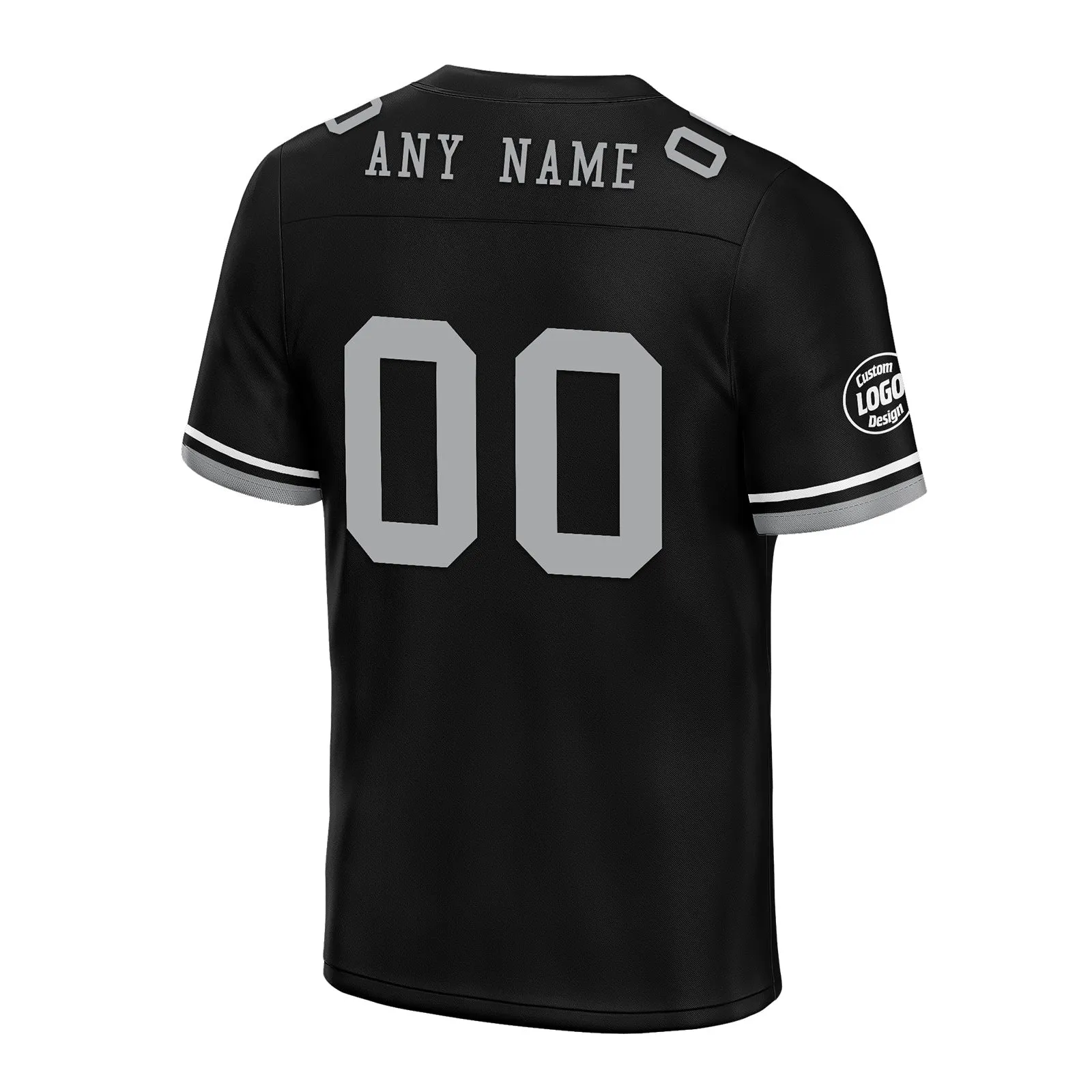 Custom Black Las Vegas Personalized Authentic Football Jersey FBJ02-D020263-20