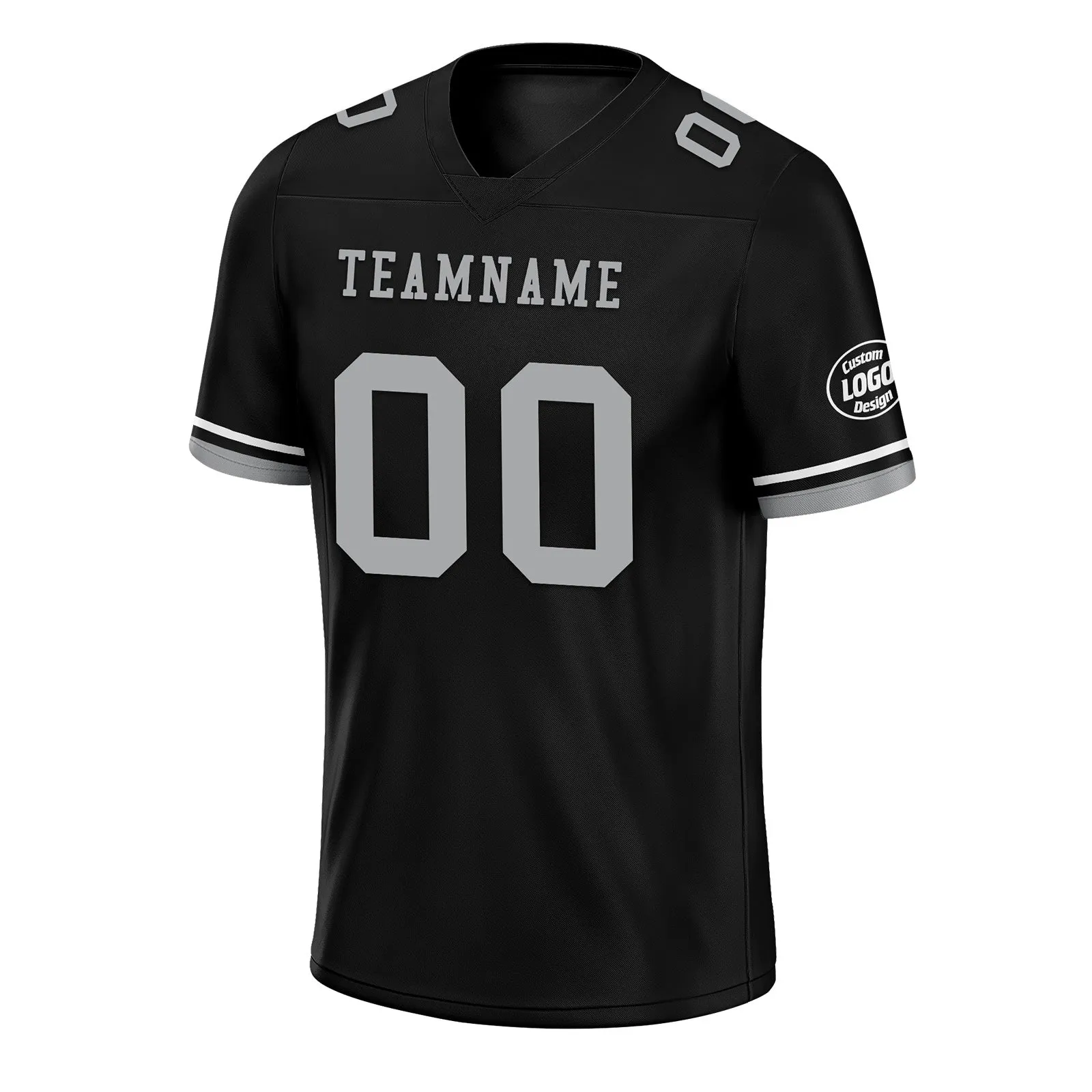 Custom Black Las Vegas Personalized Authentic Football Jersey FBJ02-D020263-20