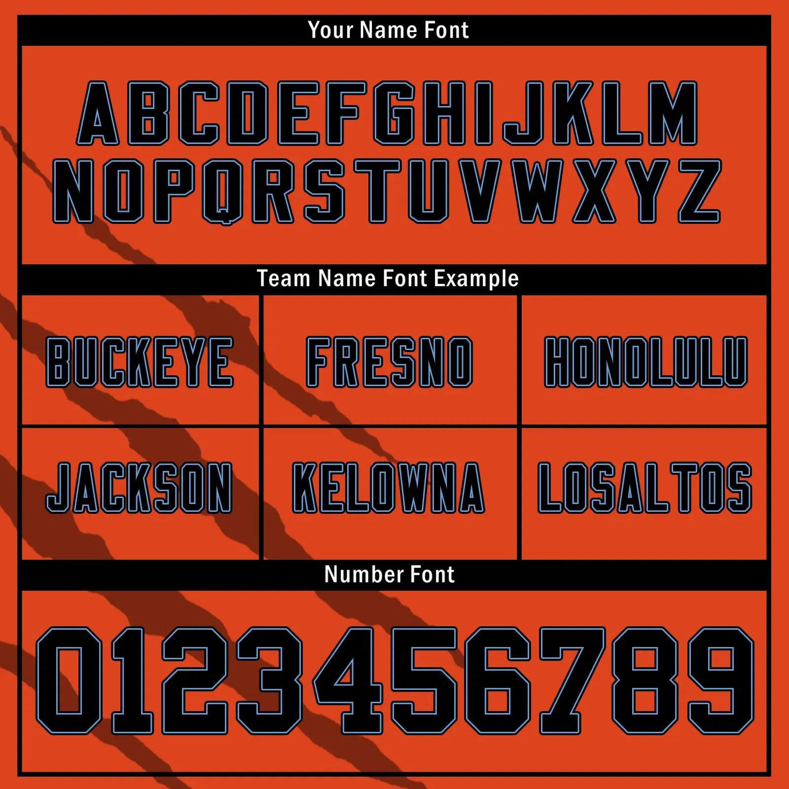 Custom Black Orange Ohio High-Performance American Football Jersey FBJ06-D023001-6