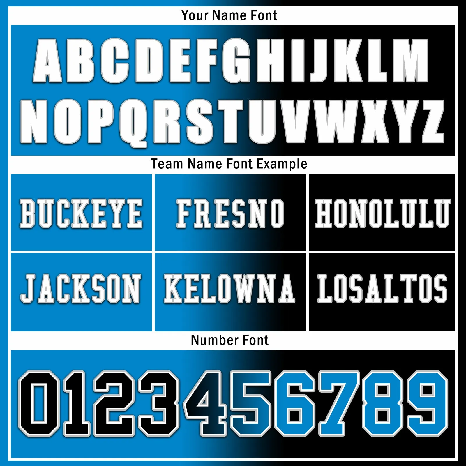 Custom Blue Black North Carolina Personalized Authentic Football Jersey FBJ02-D028017-3