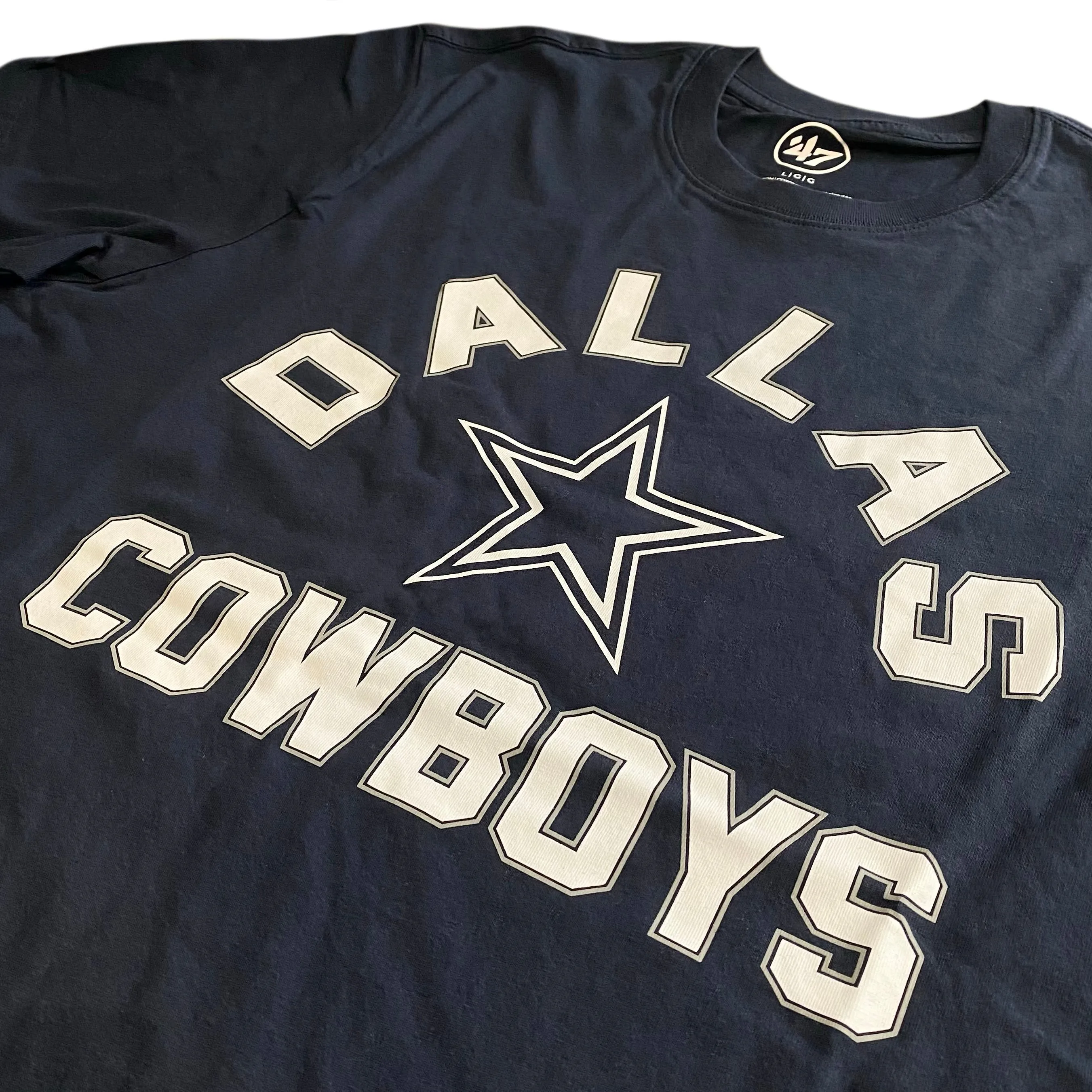 Dallas Cowboys Men's Pro Arch Super Rival Navy T Shirt