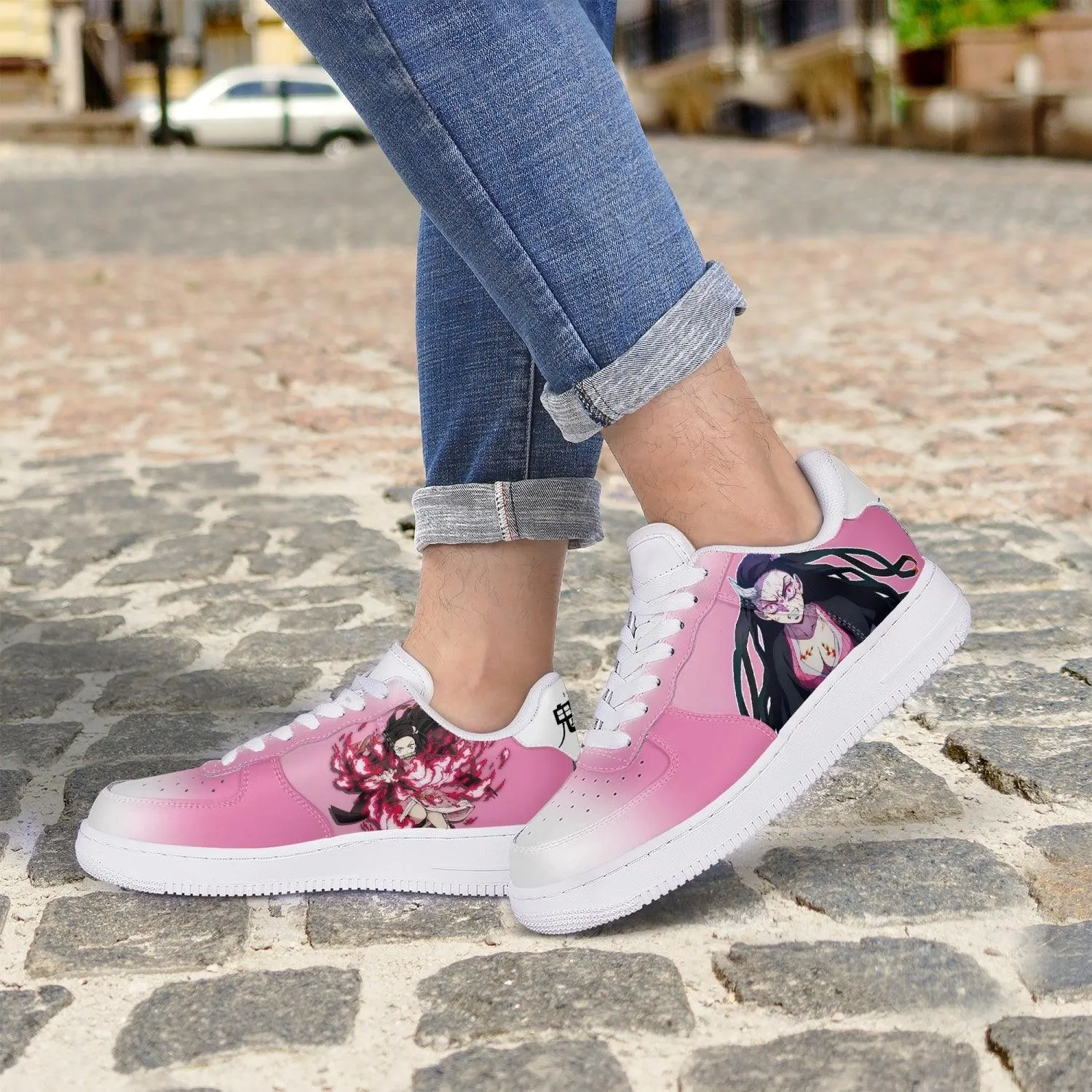 Demon Slayer Nezuko Pink Air F1 Anime Shoes
