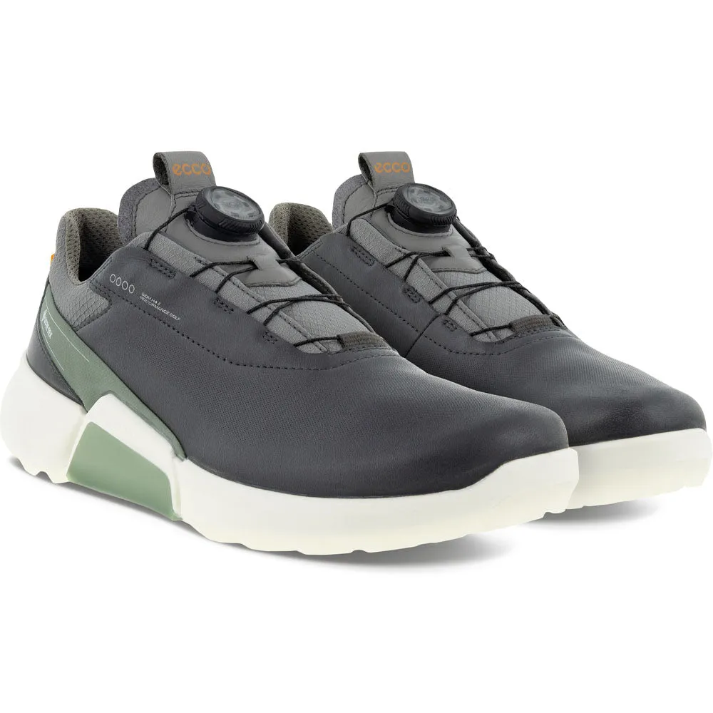 ECCO Biom H4 BOA Gore-Tex Spikeless Waterproof Shoes - Magnet/Frosty Green