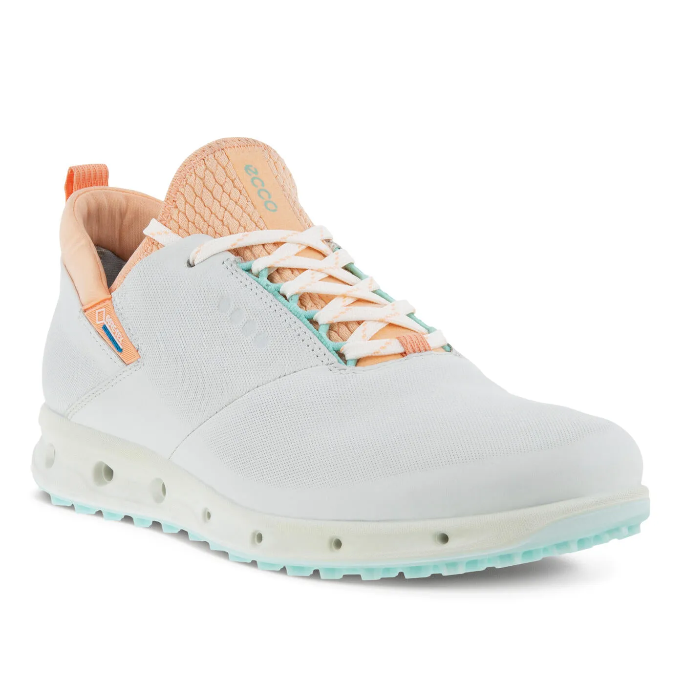 Ecco Womens Golf Cool Pro Shoes - PEACH NECTAR