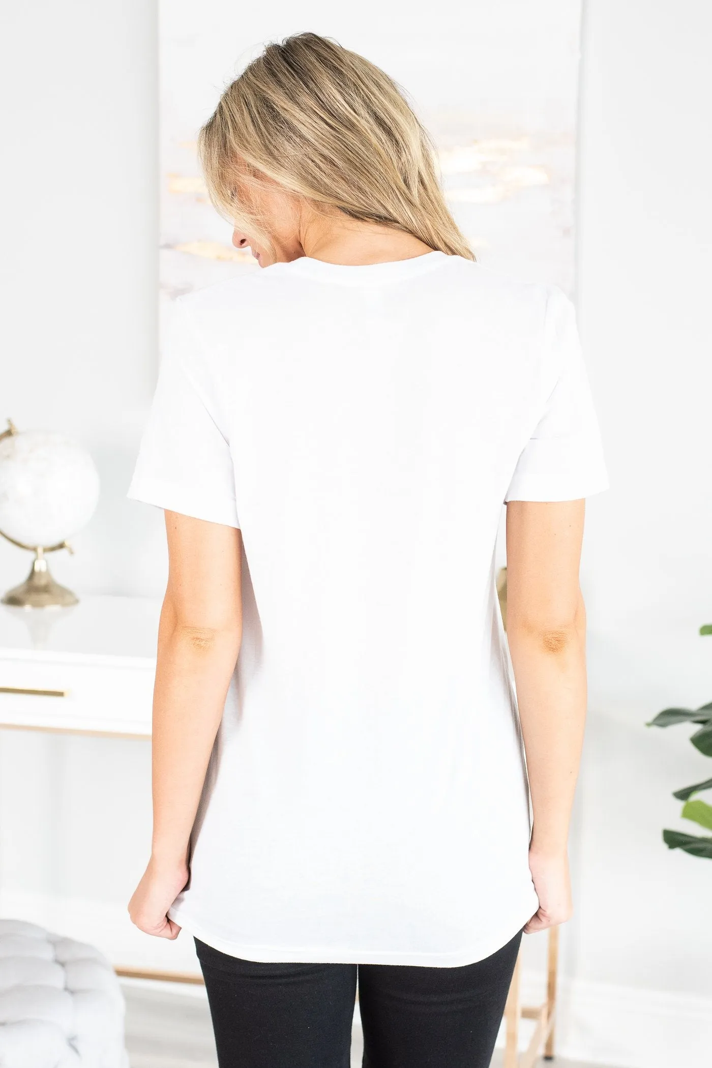 Fall Means Football White Graphic Tee