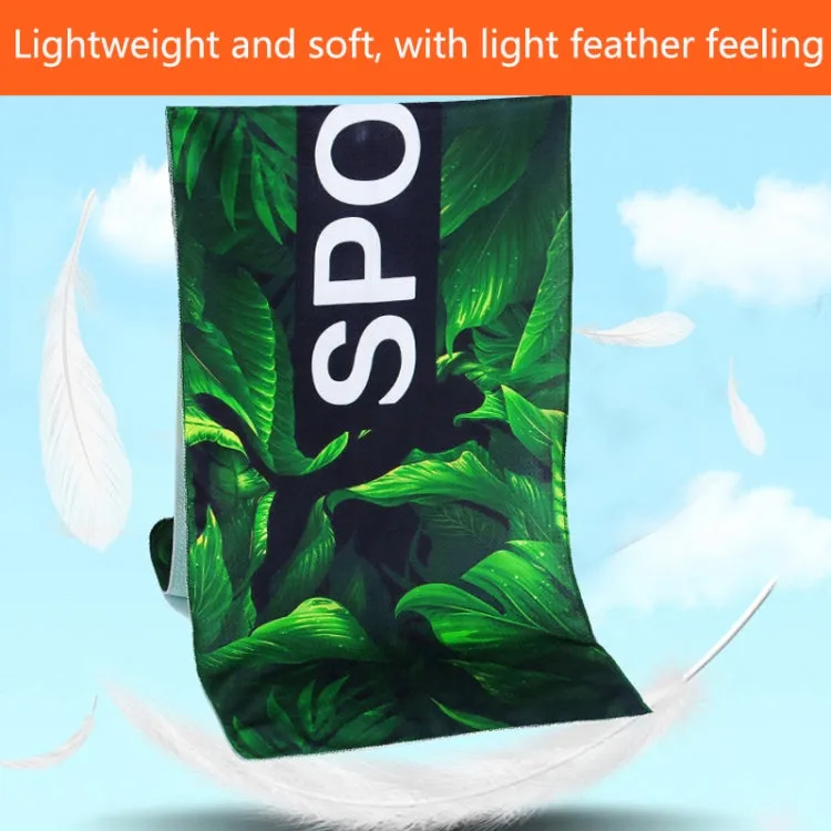 Fitness Cold Towel Outdoor Sports Cooling Quick-Drying Towel, Size: 100 x 30cm(Starry Sky)