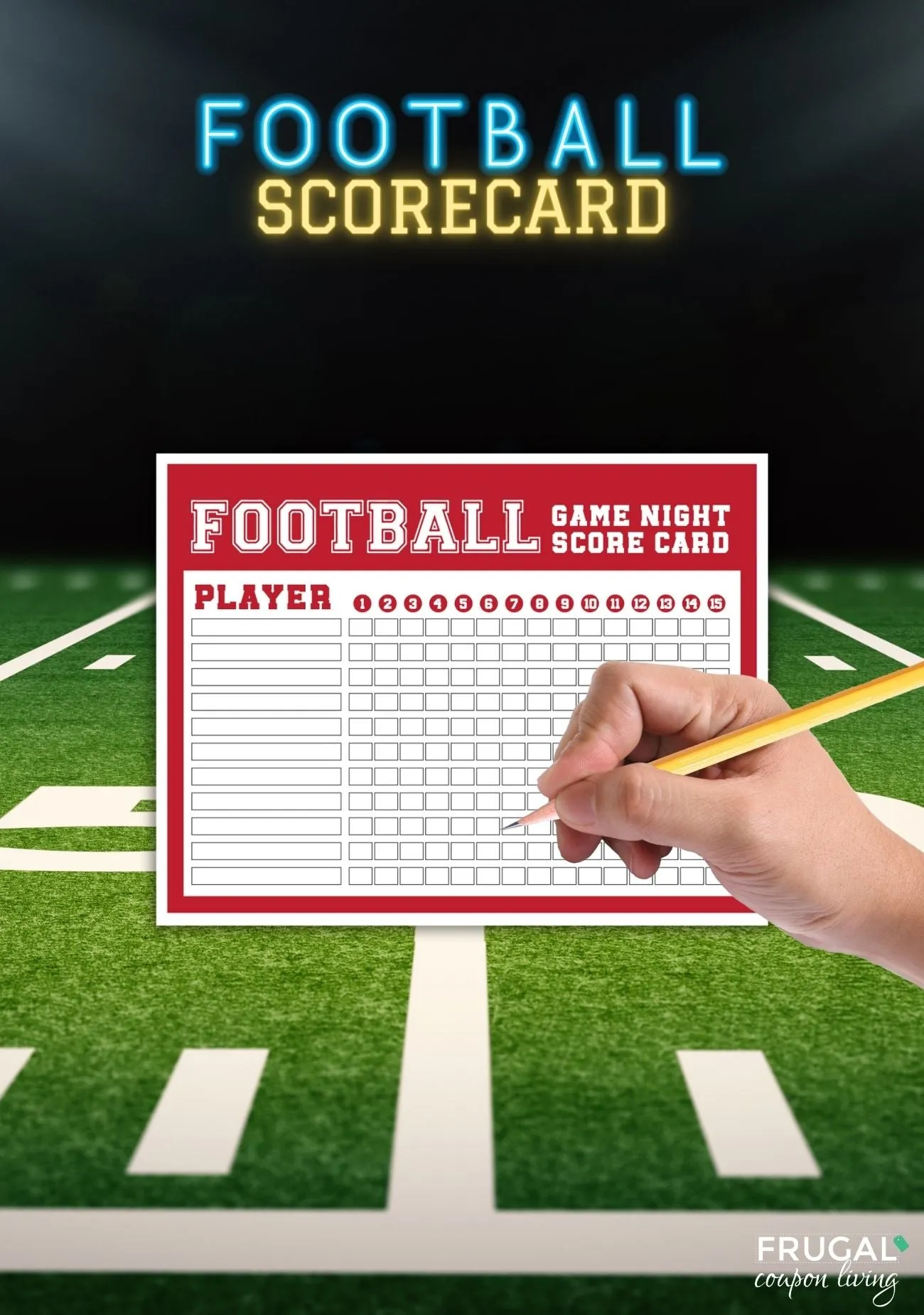 Football Party Games Set |  Charades, Bingo, 5-Second, More