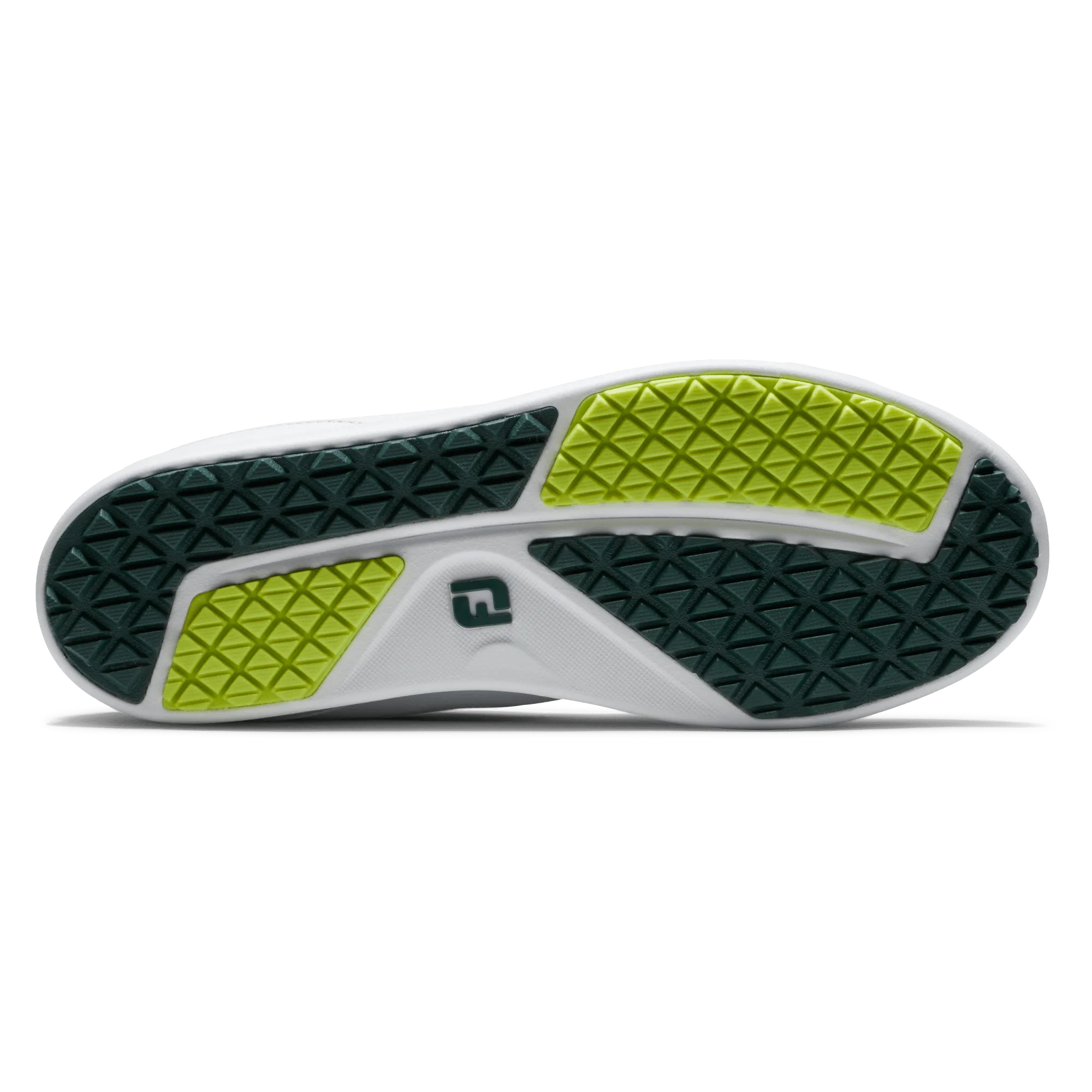 Footjoy Links Ladies Golf Shoes - White/Green/Blue