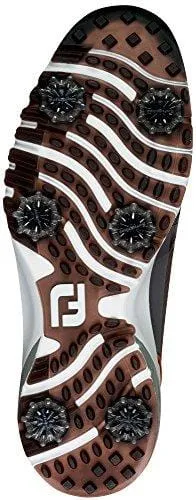 FootJoy Men's ContourFIT-Previous Season Style Golf Shoes White 11.5 W Brown, US