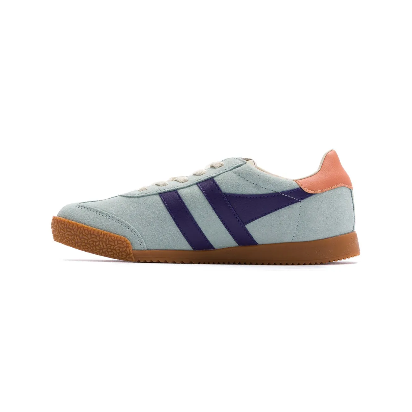 Gola Classics Kids' Elan Sneakers - Surf/Plum Terracotta