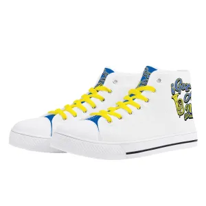 i Got Band Practice Womens High Top Canvas Shoes - Customized Tongue