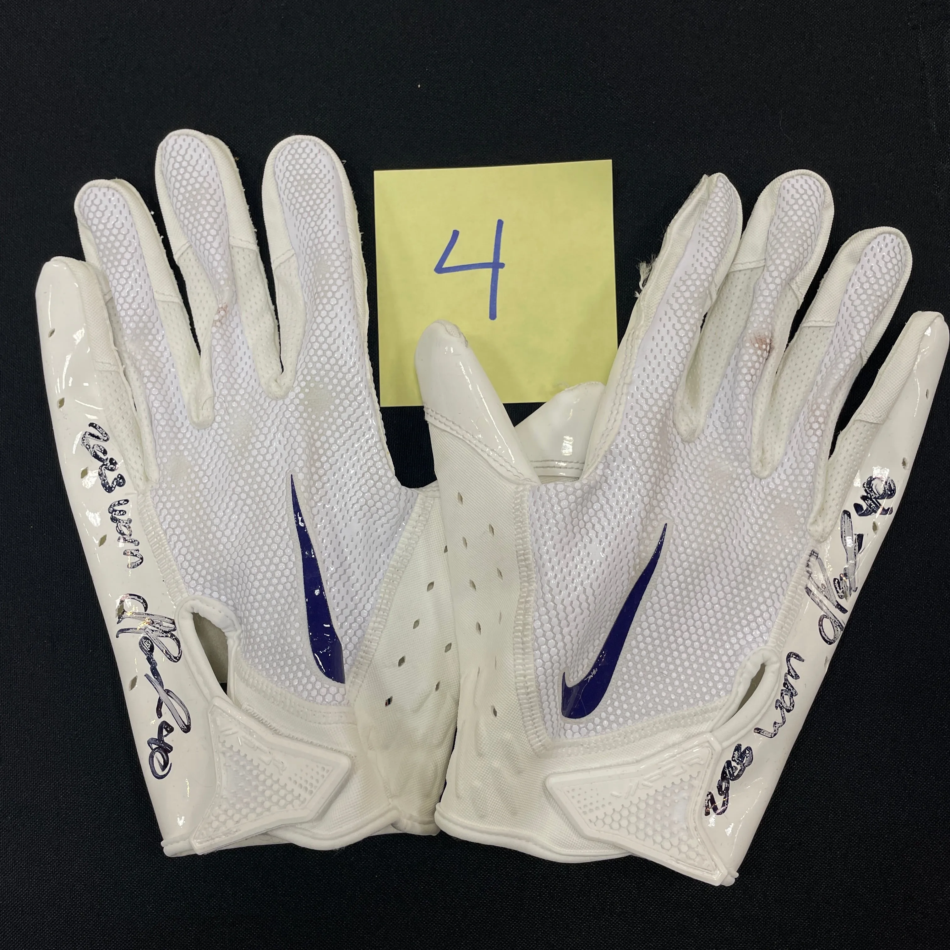 Ivan Pace Jr. Autographed Game Used Gloves and Spikes