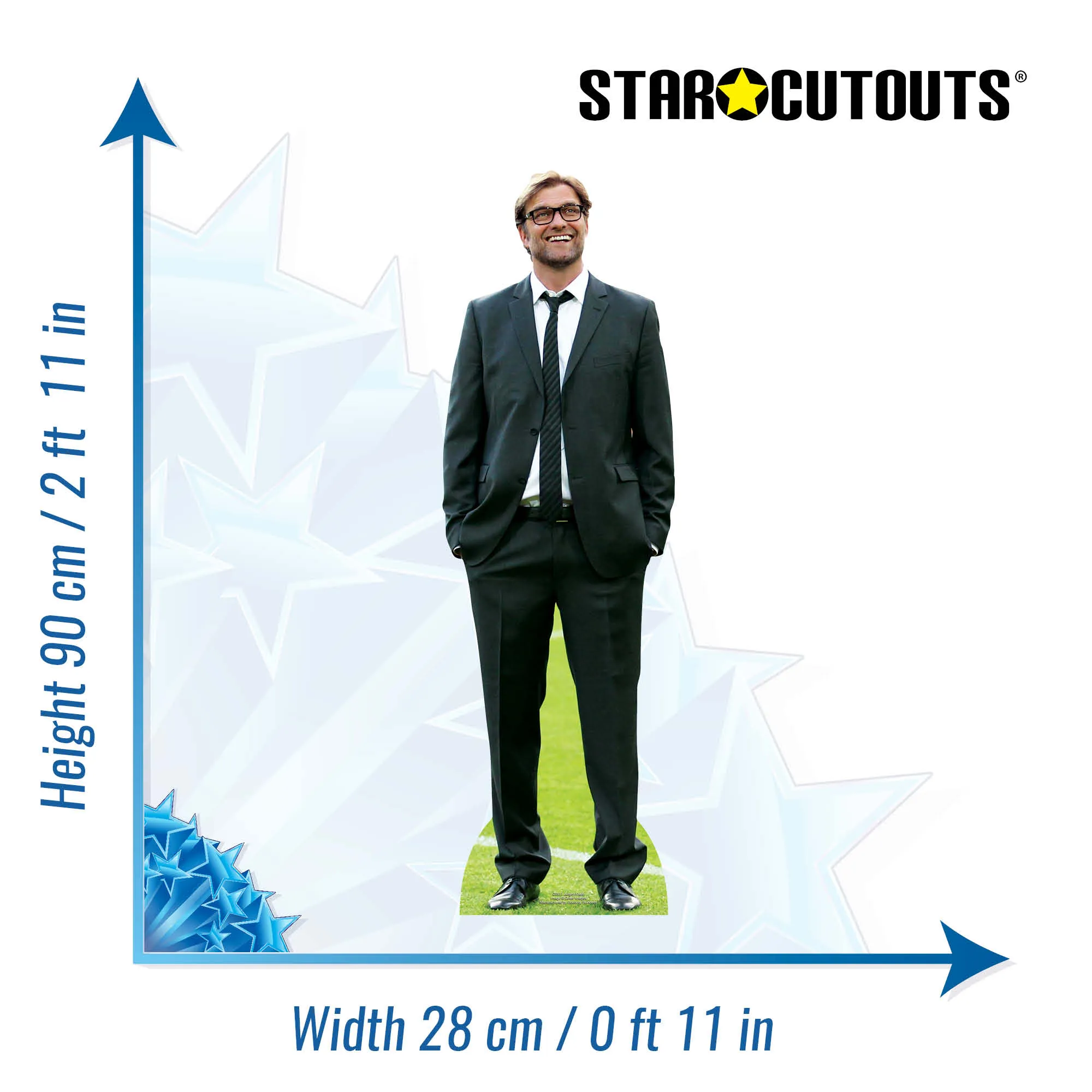 Jurgen Klopp Star Mini  Cardboard Cutout