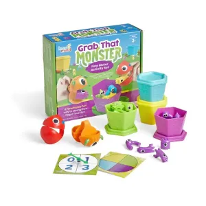Learning Resources Grab That Monster Fine Motor Activity Set
