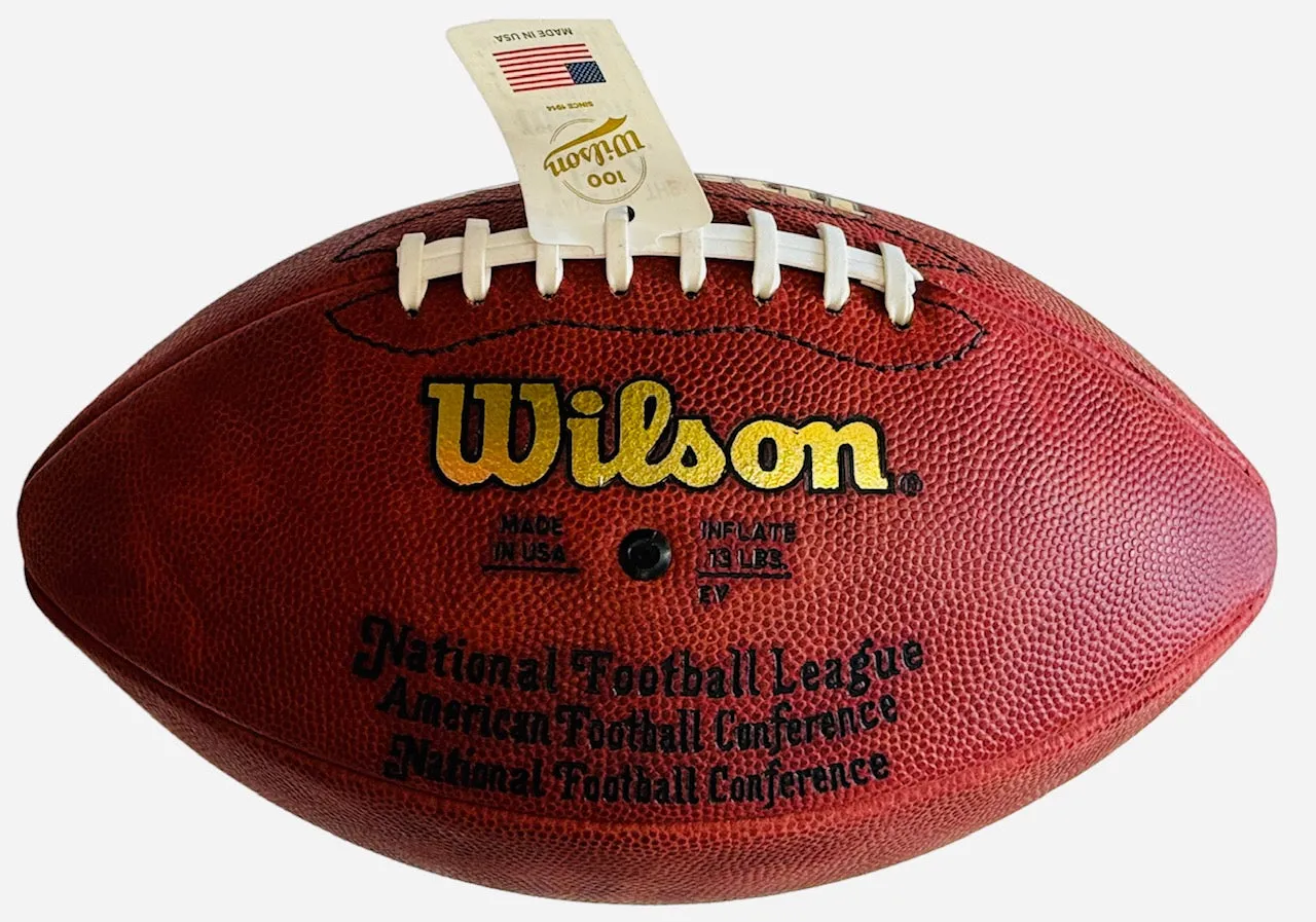 Michael Playmaker Irvin HOF 2007 Autographed Official NFL Football (JSA)