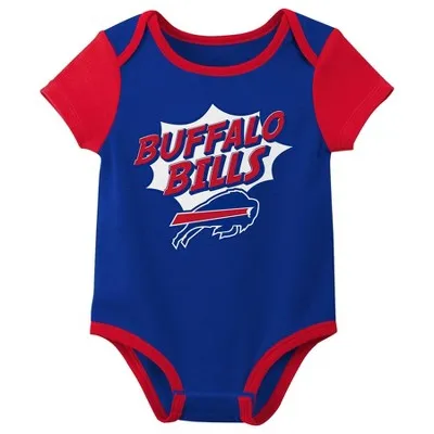 New - NFL Buffalo Bills Infant Boys' 3pk Bodysuit - 18M