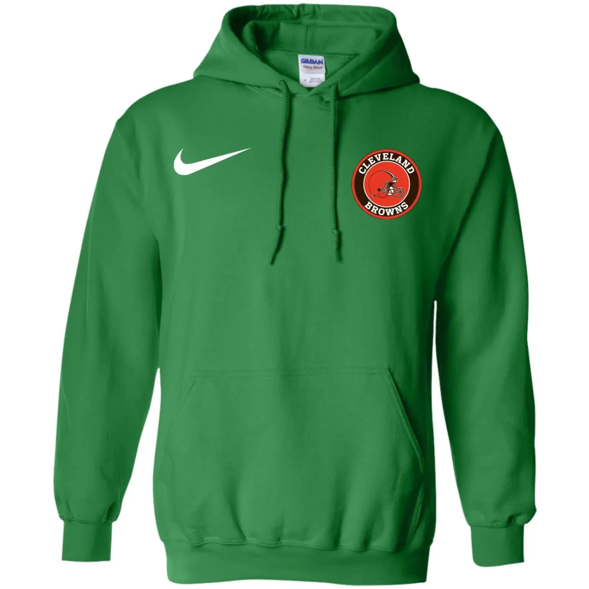 Nike Cleverlan Browns Nfl Football Men Pullover Hoodie