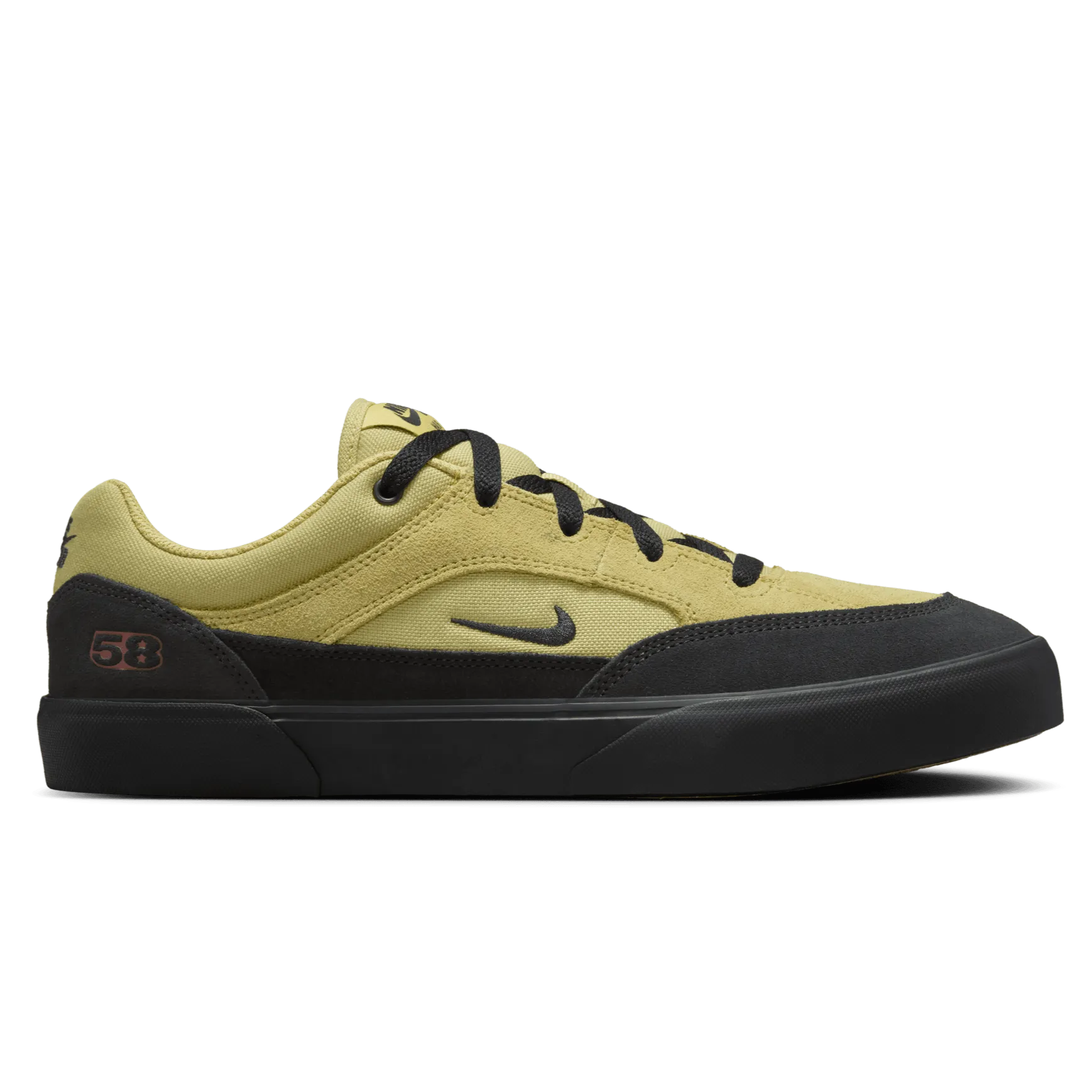 Nike SB Malor Team Edition Skateboard Shoe - Buff Gold/Black-Black-Cinnamon