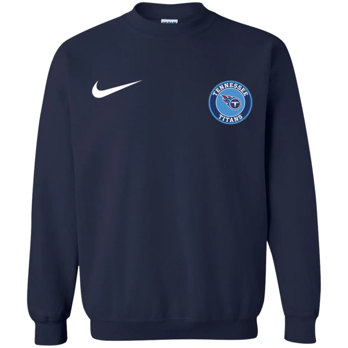 Nike Tennessee Titans Nfl Football Unisex Crewneck Pullover Sweatshirt