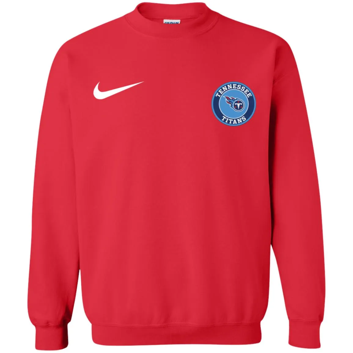 Nike Tennessee Titans Nfl Football Unisex Crewneck Pullover Sweatshirt