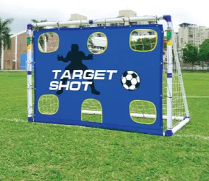 OUTDOOR-PLAY TARGET SHOT & SOCCER GOAL 6x4ft