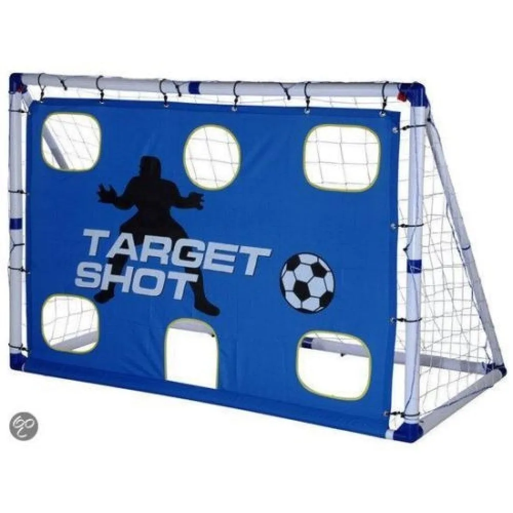 OUTDOOR-PLAY TARGET SHOT & SOCCER GOAL 6x4ft