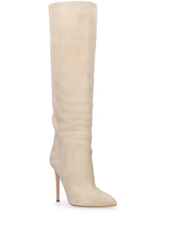 Paris Texas   105mm Suede tall boots 