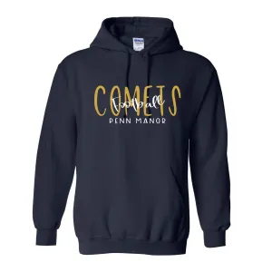 PMJC Embroidered Football Hoodie