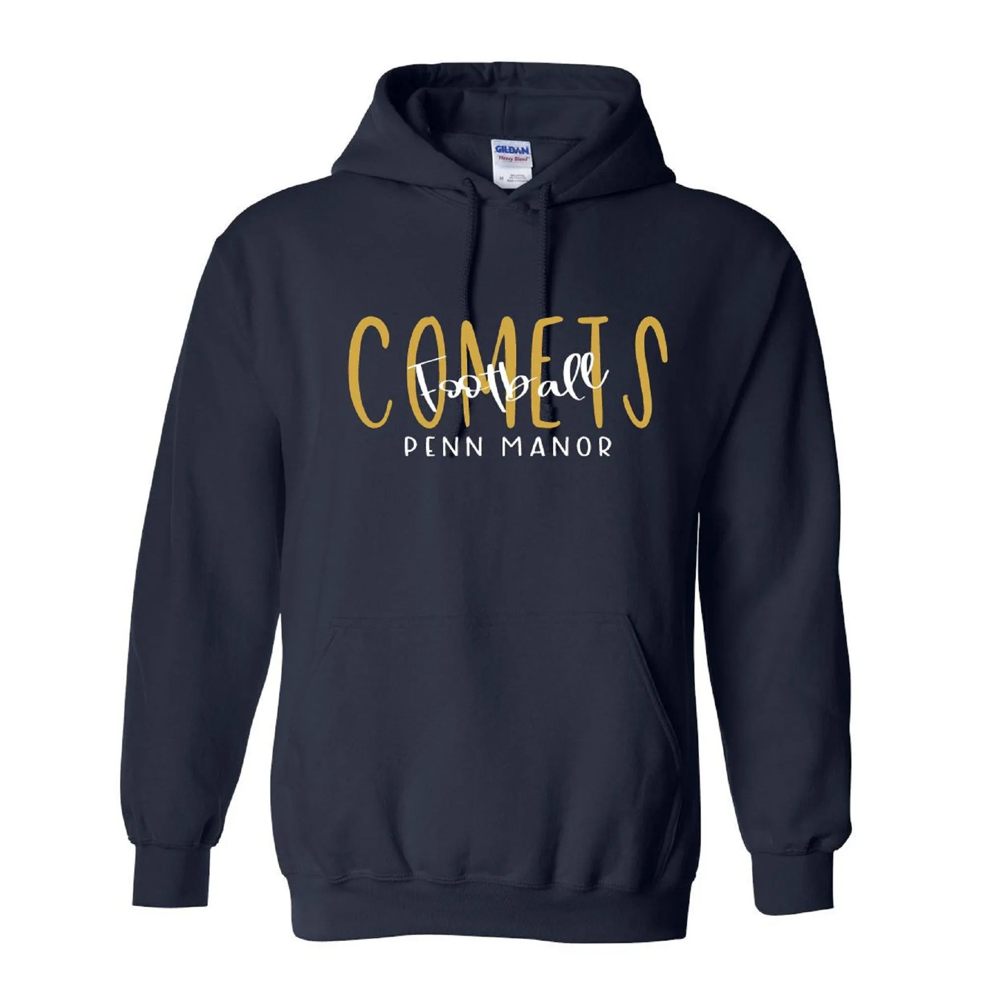 PMJC Embroidered Football Hoodie