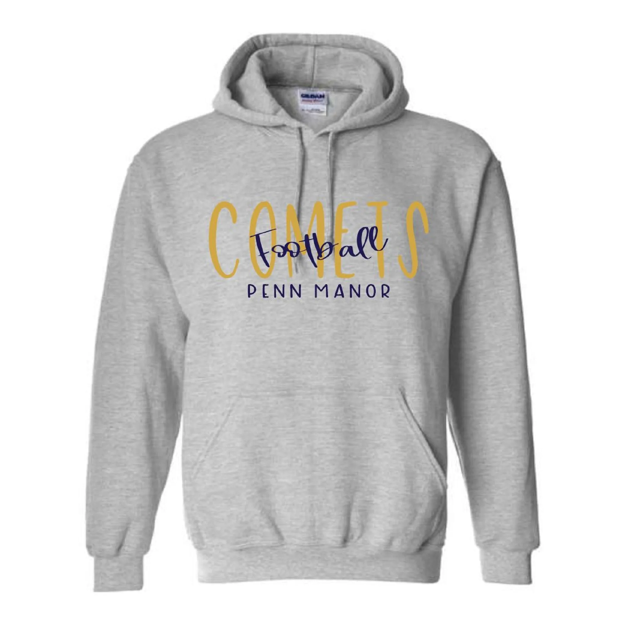 PMJC Embroidered Football Hoodie
