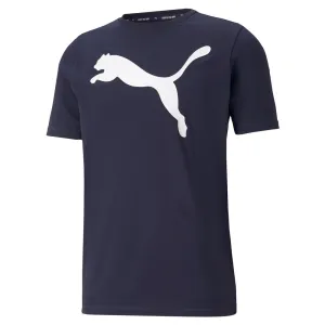 PUMA ACTIVE BIG LOGO MEN'S TEE NAVY